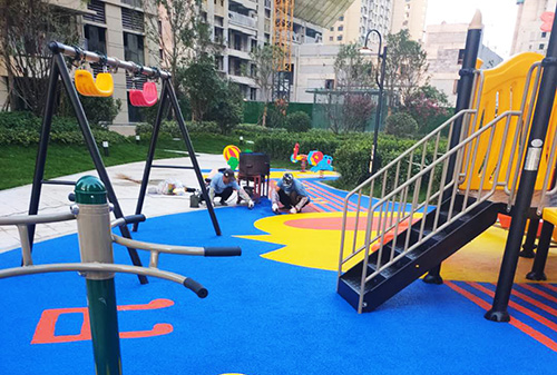 米兰中国·运动游乐动物乐园滑梯组合