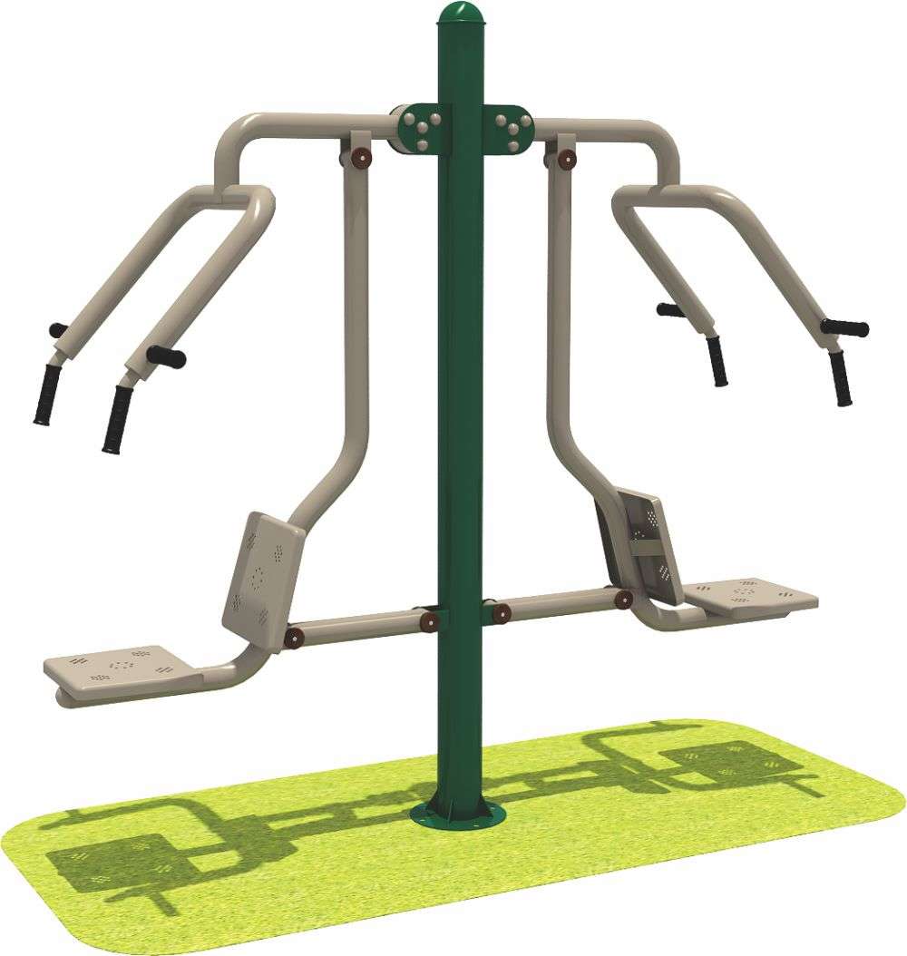 米兰中国·运动健身器材 限位双人坐