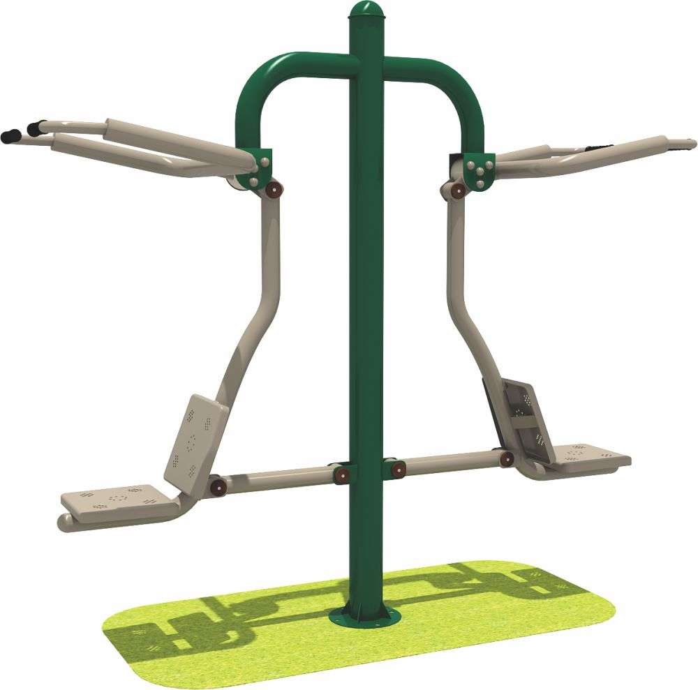 米兰中国·运动健身器材 限位双人坐